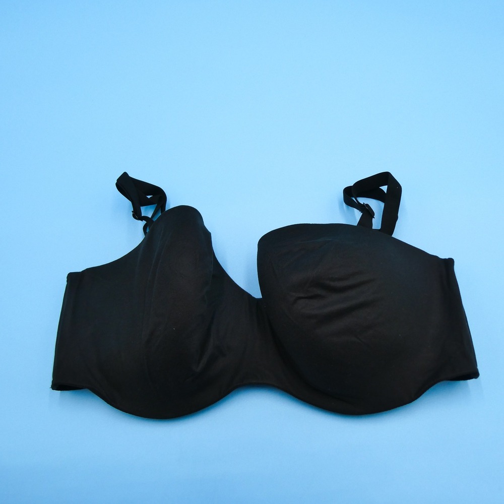 Victoria's Secret Bra Womens 36DD Body By Victoria Strapless Black‎ Microfiber